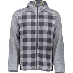 Bluzy męskie: Bluza polarowa w kolorze szaro-czarnym