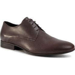 Półbuty GINO ROSSI - Porfirio MPV667-V49-0174-3700-S 92. Pomarańczowe półbuty męskie Gino Rossi, bez wzorów, ze skóry, eleganckie, bez zapięcia. W wyprzedaży za 279,00 zł.