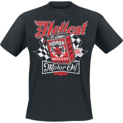 T-shirty męskie z nadrukiem: Hot Rod Hellcat Motor Oil II T-Shirt czarny