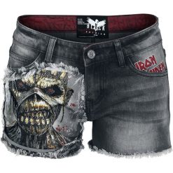 Szorty damskie: Iron Maiden EMP Signature Collection Krótkie spodenki damskie czarny