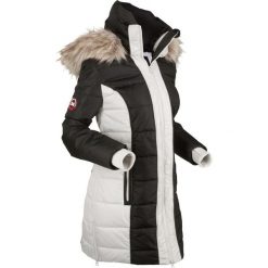 Płaszcz outdoorowy bonprix czarny. Czarne płaszcze damskie bonprix, s, bez wzorów, z futra. Za 269,99 zł.