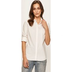 Calvin Klein Jeans - Koszula. Białe bluzki damskie s, z elastanu, klasyczne. Za 299,90 zł.