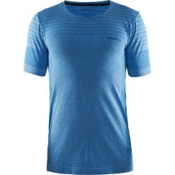 Męski T-shirt funkcyjny Craft Cool Comfort Blue. Niebieskie t-shirty męskie marki Astratex, m, w paski, z materiału, z dekoltem na plecach. Za 137,99 zł.