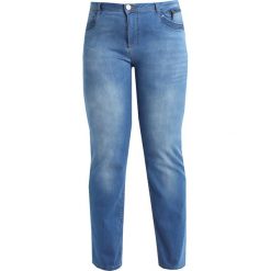 Zizzi GEMMA Jeansy Slim Fit blue denim. Niebieskie jeansy damskie relaxed fit marki Zizzi. W wyprzedaży za 189,50 zł.