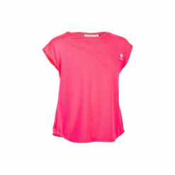 T-Shirt 500 Jr róż. Czerwone t-shirty damskie ARTENGO, m, z elastanu. W wyprzedaży za 19,99 zł.