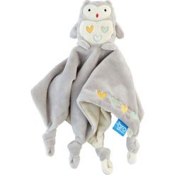 Chusta przytulanka "Ollie". Szare przytulanki i maskotki Tommee Tippee, Sangenic, The Gro Company, z weluru. W wyprzedaży za 32,95 zł.