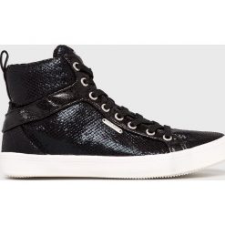 Pepe Jeans - Trampki Stark Luxor. Czarne trampki i tenisówki damskie marki Pepe Jeans, bez wzorów, z jeansu, na sznurówki. W wyprzedaży za 249,90 zł.