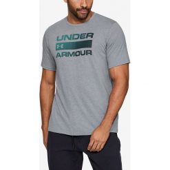 Under Armour Team Issue Wordmark Koszulka Szary. Szare podkoszulki męskie Under Armour, s, z nadrukiem, z bawełny, z krótkim rękawem. Za 128,95 zł.