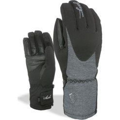 LEVEL Damskie rękawice narciarskie Alpine W Black-Grey 8 - M. Szare rękawiczki damskie Level, bez wzorów, ze skóry. W wyprzedaży za 239,00 zł.