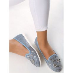 Niebieskie Lordsy Manitou. Niebieskie lordsy damskie Multu, bez obcasa. Za 29,99 zł.
