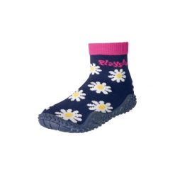 Playshoes Buty do wody Margarite marine - niebieski. Niebieskie buciki niemowlęce marki Playshoes, z elastanu. Za 39,00 zł.