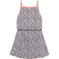 Sukienka "Vigga" ze wzorem. Szare sukienki niemowlęce name it girls, bez wzorów, z bawełny, bez rękawów, midi, rozkloszowane. W wyprzedaży za 25,95 zł.