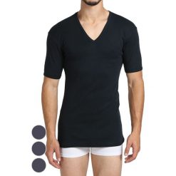 T-shirty męskie: T-shirt (3 szt.) w kolorze granatowym