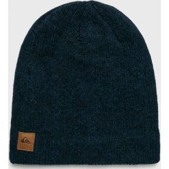Quiksilver - Czapka. Czarne czapki zimowe męskie Quiksilver, na zimę, z dzianiny. Za 139,90 zł.