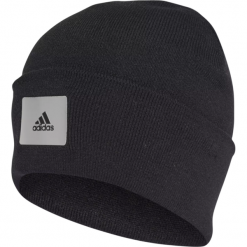 Czapka adidas Athletic Logo CY6012. Czapki damskie Adidas, z aplikacjami, z dzianiny. W wyprzedaży za 59,99 zł.