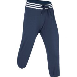 Spodnie sportowe, dł. 3/4, Level 1 bonprix ciemnoniebieski. Niebieskie spodnie damskie bonprix. Za 74,99 zł.