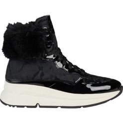 Geox Botki Backsie D Backsie B Abx Black D94FPA-0FUHH-C9999 (rozmiar 39). Czarne botki damskie Geox, na zimę, bez obcasa, bez zapięcia. Za 649,00 zł.