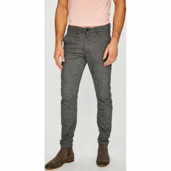 Jack & Jones - Spodnie. Szare chinosy męskie Jack & Jones, z bawełny. Za 259,90 zł.