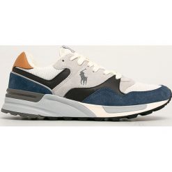 Polo Ralph Lauren - Buty. Niebieskie sneakersy męskie Polo Ralph Lauren, ze skóry, na sznurówki. Za 639,90 zł.