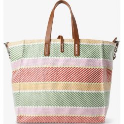 Suri Frey - Damska torba shopper z torebką wewnętrzną, czerwony. Czerwone torby damskie na zakupy SURI FREY, w paski, na ramię, bez dodatków. Za 299,95 zł.