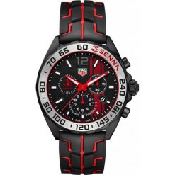 ZEGAREK TAG HEUER FORMULA 1 SENNA CAZ1019.FT8027. Czarne zegarki męskie marki TAG HEUER, ze stali. Za 6790,00 zł.