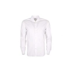 Koszule z długim rękawem Trussardi U12TRC0003 700 BIANCO. Białe koszule męskie Trussardi, m, bez wzorów, bez kołnierzyka, z długim rękawem. Za 199,00 zł.