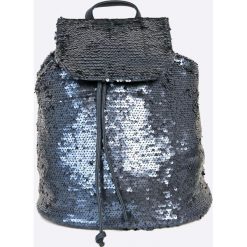 Answear - Plecak Twilight. Szare plecaki damskie marki ANSWEAR, w paski, z materiału, średnie. W wyprzedaży za 79,90 zł.