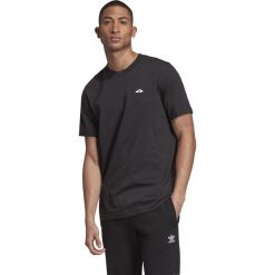 Adidas Originals Koszulka Czarny. Czarne koszulki męskie adidas Originals, s, z haftami, z bawełny, bez kołnierzyka, z krótkim rękawem, krótkie. Za 95,95 zł.
