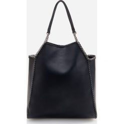 Torba shopper - Czarny. Czarne torby damskie na zakupy Reserved, bez wzorów, bez dodatków. Za 149,99 zł.
