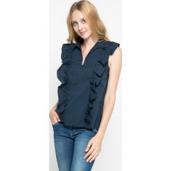 Vila - Top Vinaba. Niebieskie bluzki damskie Vila, s, bez wzorów, z bawełny, casualowe, bez kołnierzyka, bez rękawów. W wyprzedaży za 49,90 zł.