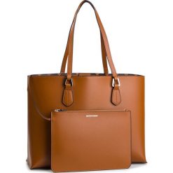 Torebka EMPORIO ARMANI - Y3D085 YH19E 80009 Cuoio. Pomarańczowe torby damskie na zakupy marki Emporio Armani, bez wzorów, ze skóry ekologicznej, klasyczne, duże, bez dodatków. Za 839,00 zł.