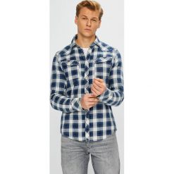 G-Star Raw - Koszula. Niebieskie koszule męskie G-Star RAW, m, bez wzorów, z bawełny, klasyczne, z klasycznym kołnierzykiem, z długim rękawem. W wyprzedaży za 419,90 zł.
