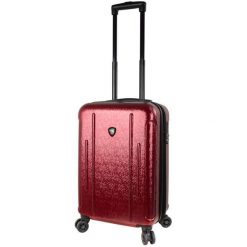 Mia Toro walizka podróżna M1239/3-S, burgundowa. Czerwone walizki Mia Toro, bez wzorów, eleganckie. Za 399,00 zł.