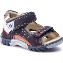 Sandały LASOCKI KIDS - CI12-TRUCK-05 Navy. Niebieskie sandały chłopięce Lasocki Kids, ze skóry, bez zapięcia. Za 79,99 zł.