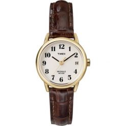 Zegarek Timex T20071 Easy Reader damski brązowy. Pomarańczowe zegarki damskie Timex. Za 237,00 zł.