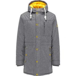 Parka w kolorze szarym. Szare parki męskie Schmuddelwedda Man, s, w paski, bez kaptura. W wyprzedaży za 395,95 zł.