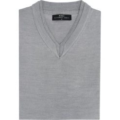 Sweter NESTORE slim 15-90SR. Pomarańczowe swetry klasyczne męskie marki Giacomo Conti, m, z jedwabiu, z podwójnym kołnierzykiem. Za 199,00 zł.