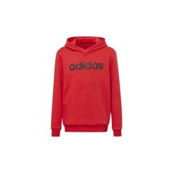 Bluzy Dziecko adidas Bluza z kapturem Linear. Czerwone bluzy chłopięce marki Adidas, z kapturem. Za 179,00 zł.