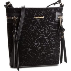 Torebka MONNARI - BAG2190-020 Czarny. Czarne torebki klasyczne damskie marki Monnari, na imprezę, ze skóry ekologicznej. W wyprzedaży za 129,00 zł.