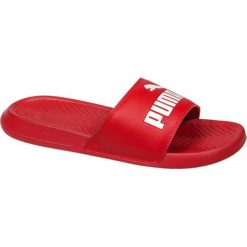 Klapki męskie Puma czerwone. Czerwone klapki męskie Puma, z materiału. Za 99,90 zł.
