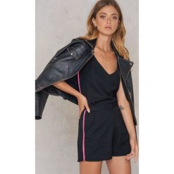 Szorty damskie: NA-KD Boho Szorty z wysokim stanem – Black
