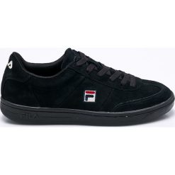 Fila - Buty Portland S Low. Czarne buty sportowe męskie marki Fila, z gumy, na sznurówki. W wyprzedaży za 269,90 zł.