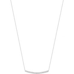 Naszyjniki damskie: Srebrny naszyjnik – (D)39 cm