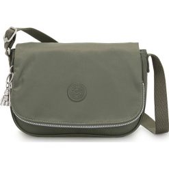 Torebka "Earthbeat S" w kolorze zielonym - 26 x 17 x 7 cm. Zielone torebki klasyczne damskie Kipling, w paski, z poliesteru, na ramię, bez dodatków. W wyprzedaży za 129,95 zł.