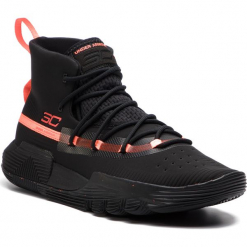 Buty UNDER ARMOUR - Ua Sc 3Zero II 3020613-002 Blk. Czarne buty sportowe męskie marki Under Armour, ze skóry ekologicznej. W wyprzedaży za 309,00 zł.
