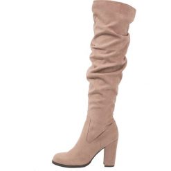 Buty zimowe damskie: Madden Girl CINDER Kozaki na obcasie dark taupe