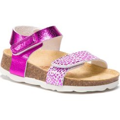 Sandały SUPERFIT - 4-00123-55 M Rosa. Różowe sandały dziewczęce Superfit, ze skóry ekologicznej, bez zapięcia. Za 159,00 zł.