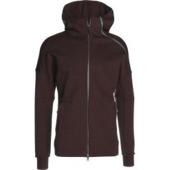Bluzy męskie: adidas Performance ZNE HOODIE Bluza rozpinana grey/dark red