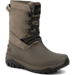 Śniegowce THE NORTH FACE - Yukiona Mid Boot T93K3BBQW New Taupe Green/Tnf Black. Zielone kozaki damskie The North Face, ze skóry, bez obcasa, bez zapięcia. W wyprzedaży za 439,00 zł.