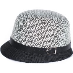 Kapelusze damskie: Art of Polo Kapelusz damski Eleganckie romby biały (cz17247)
